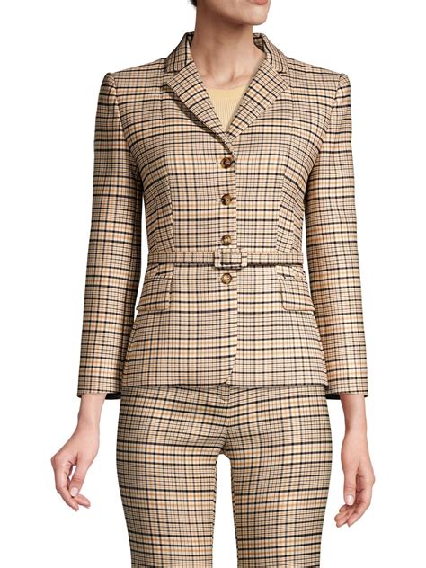 michael kors wool stretch blazer